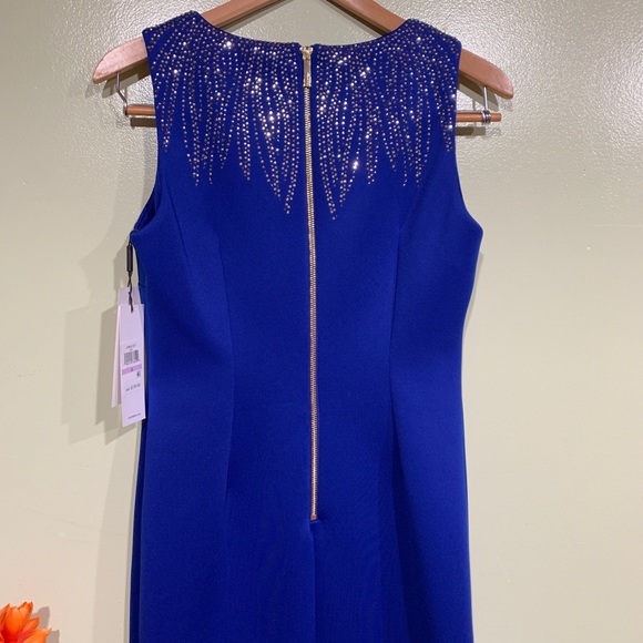 Beautiful and Brand New Calvin Klein Blue Dress - Picture 8 of 10